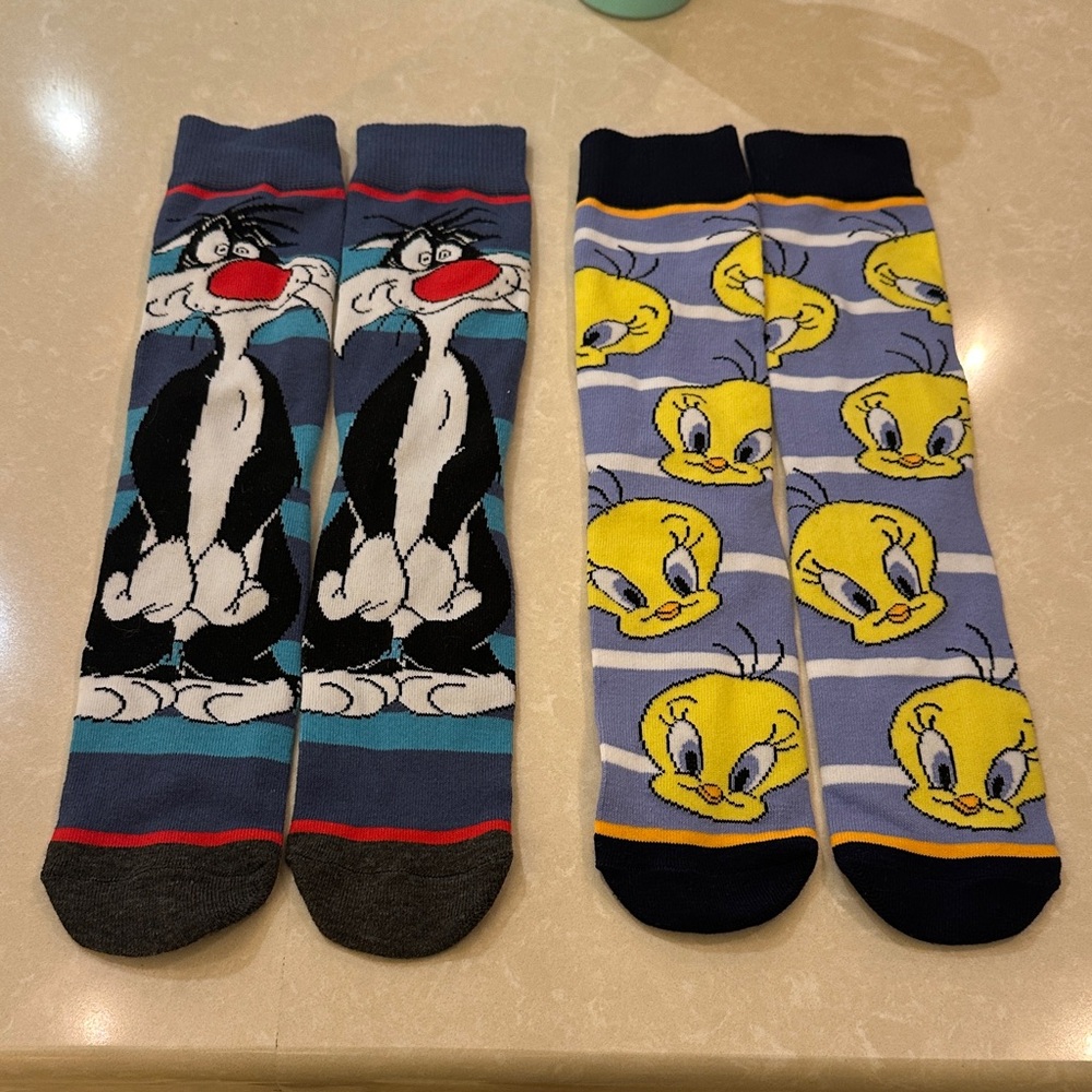 Warner Bros. Sylvester and Tweety Socks